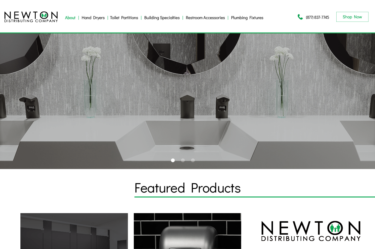 Case Study on Website Redesign for Newton Distributing